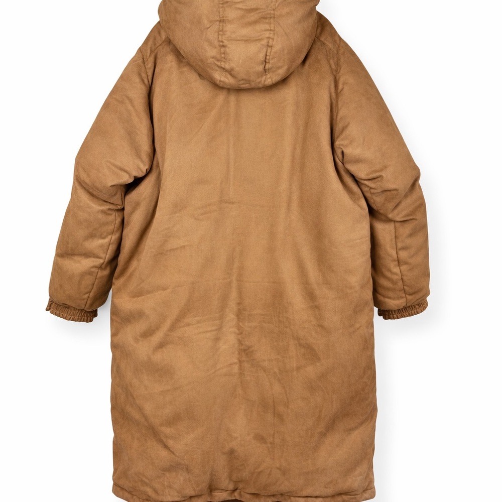 Cabela’s Goose Down Long Parka Brown Size 2XL Plus Hooded Winter Coat - Picture 9 of 16